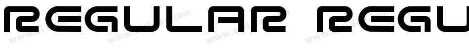 Regular Regular字体转换